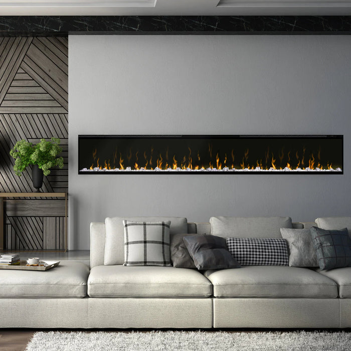 Dimplex IgniteXL 100-Inch Linear Electric Fireplace – 8,530 BTU - Heats Up to 1,000 Sq. Ft - Patented Flame Technology