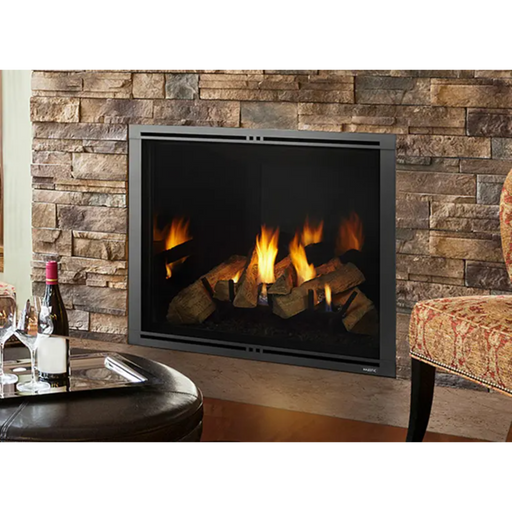 Majestic Marquis II 42" Direct Vent Gas Fireplace 54,500 BTU with IntelliFire Touch and ClearView Glass - Sun Kissed Yards 