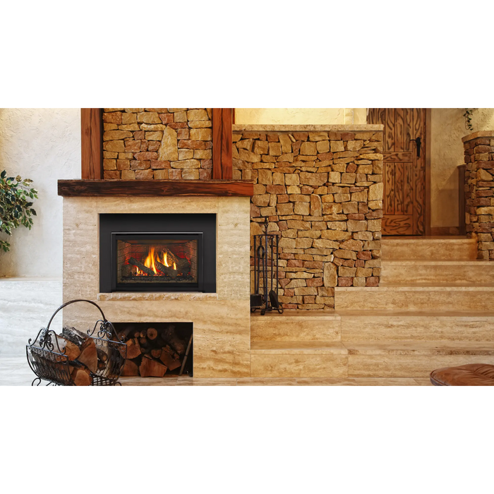 Majestic Trilliant 35" Direct Vent Gas Fireplace Insert 35,000 BTU with IntelliFire Touch and Ceramic Glass - Sun Kissed Yards 