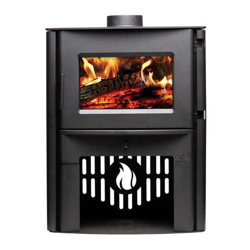 Breckwell SW2.5 Large Wood Burning Stove – 112,800 BTU, Heats Up to 2,500 sq. ft., Pedestal Design - Sun Kissed Yards 