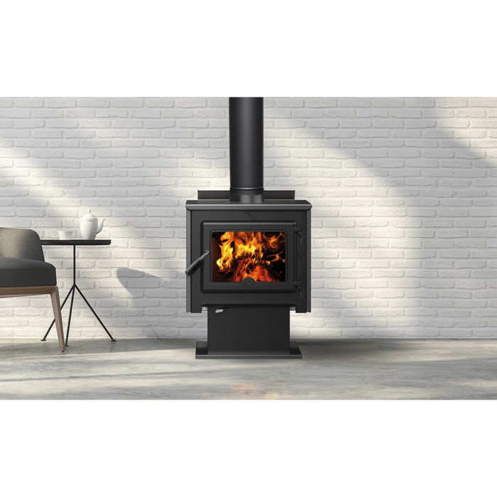 True North TN20 Freestanding Wood Stove - Series B - 55,000 BTU - Matte Black