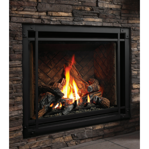 Kingsman 42" Zero Clearance Direct Vent Clean View Gas Fireplace Insert – Natural Gas or Propane with Millivolt, Intermittent Pilot Ignition or Proflame 2 IPI Systems Options - Sun Kissed Yards 