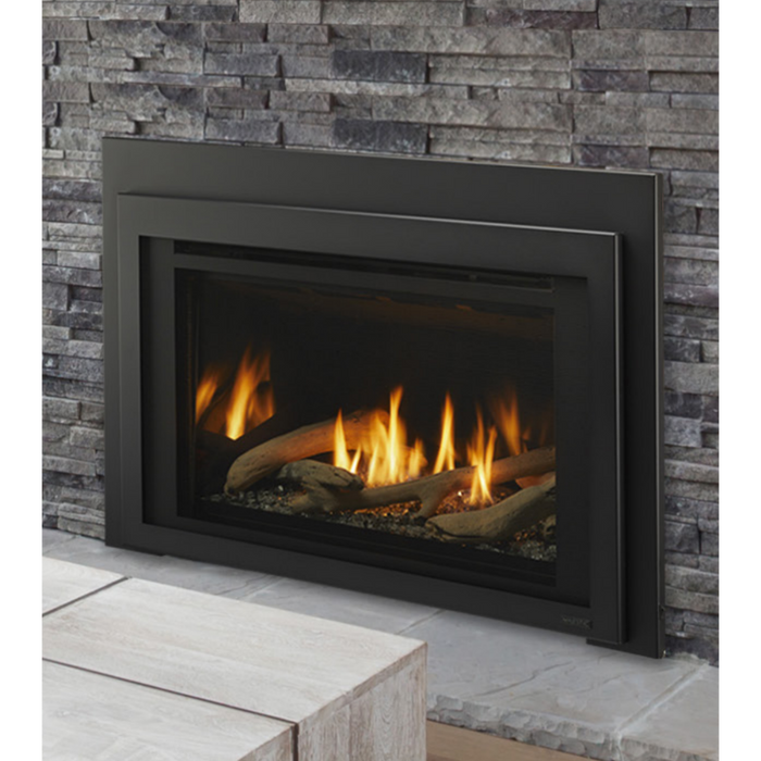 Majestic Ruby 25" Direct Vent Gas Fireplace Insert 27,000 BTU with IntelliFire Touch and Ceramic Glass - Sun Kissed Yards 