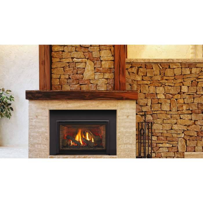 Majestic Ruby 35" Direct Vent Gas Fireplace Insert 35,000 BTU with IntelliFire Touch and Ceramic Glass - Sun Kissed Yards 