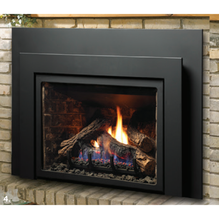 Kingsman Universal Surround in Black for IDV26 Series Fireplace Inserts - Sun Kissed Yards 