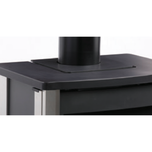 Kingsman Door Front & Vent Lid Flat Black Posts With Safety Screen for FDV451 Series Stoves - Sun Kissed Yards 