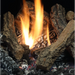 Kingsman LOGC44 Eight-Piece Burnt Oak Log Set - Authentic Decorative Logs for ZDV and HB Series Fireplaces - Sun Kissed Yards 