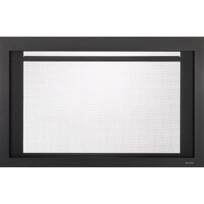 Majestic Clean Screen Front for 35" Fireplace Inserts – Black - Sun Kissed Yards 