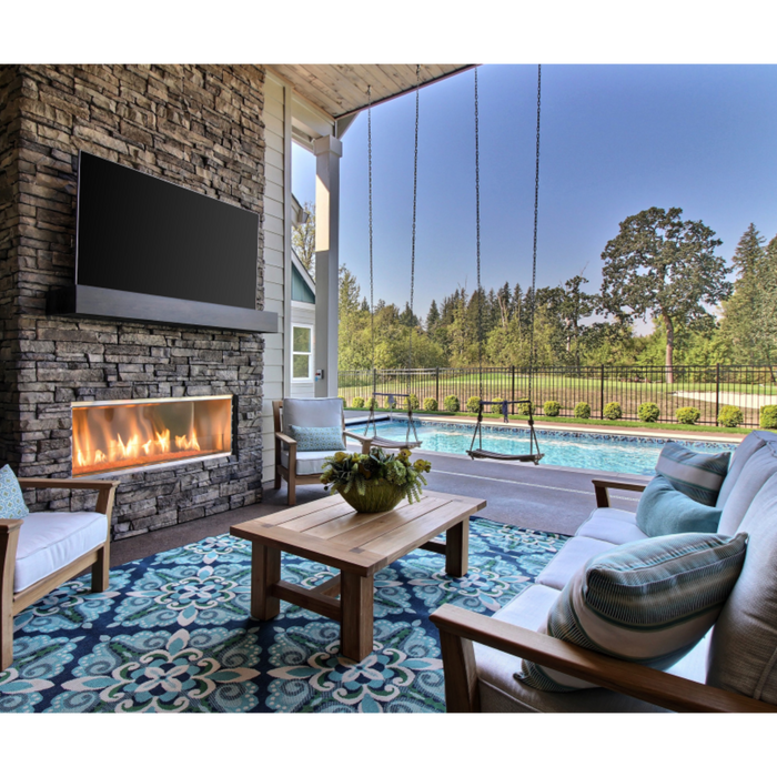 Majestic 60-Inch Lanai Outdoor Linear Gas Fireplace - CSA Certified