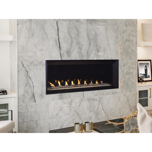 Superior Gas Fireplace 55" Linear Direct Vent  – Electronic Ignition, Reflective Glass, Modern Design - Sun Kissed Yards 