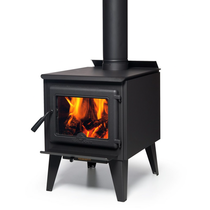 True North TN10 21-Inch Freestanding Wood Stove - 30,000 BTU - Catalytic-Free - EPA 2020 Certified