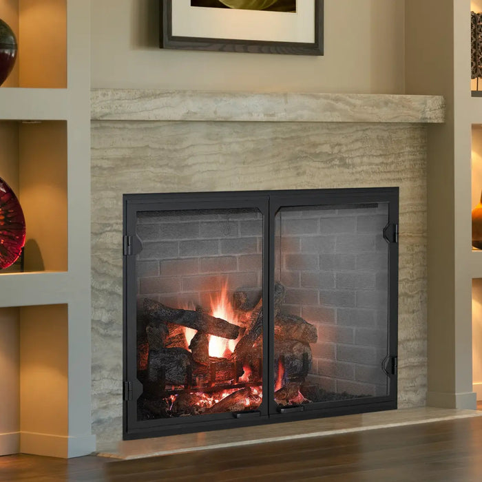 Majestic Biltmore 42-Inch Radiant Wood Burning Fireplace, Spacious Viewing Area, EPA-Exempt and UL/ULC-listed