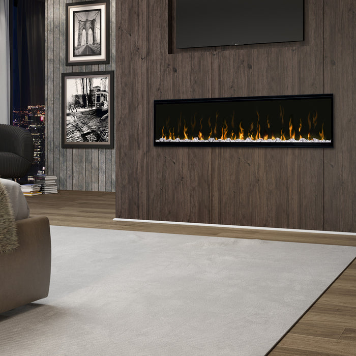 Dimplex IgniteXL 60" Linear Electric Fireplace – Realistic Flames, Edge-to-Edge Glass, Customizable Heat & LED Color Options - Sun Kissed Yards 