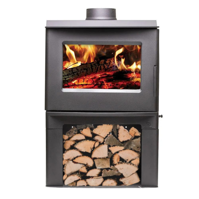 Breckwell SW1.2 Wood-Burning Stove – Heats 1200 Sq. Ft - Black Finish