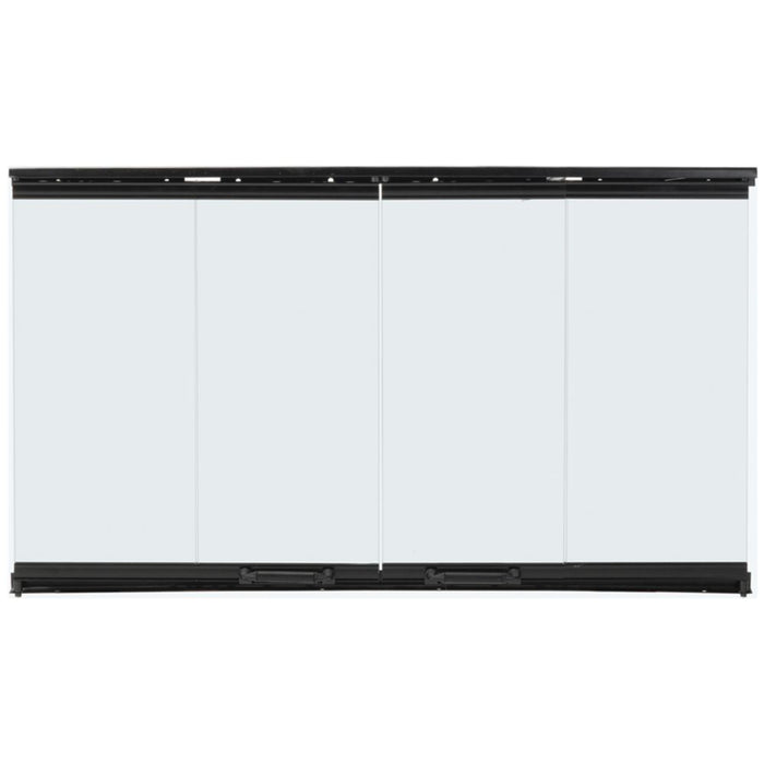 Majestic Original Bi-Fold Glass Doors with Black Trim