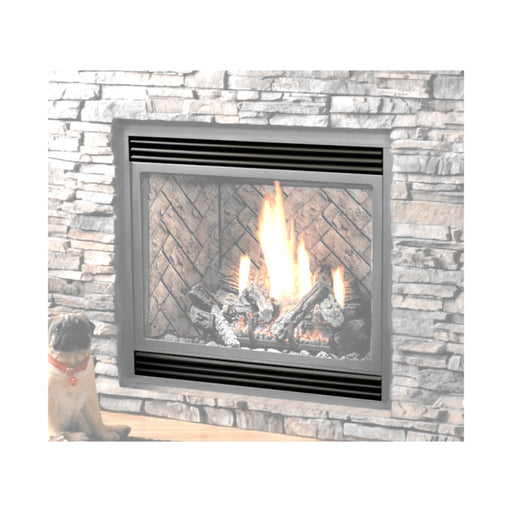 Kingsman 36" Black Grill Kit for Zero Clearance Gas Fireplaces - Model HB36GBL - Sun Kissed Yards 