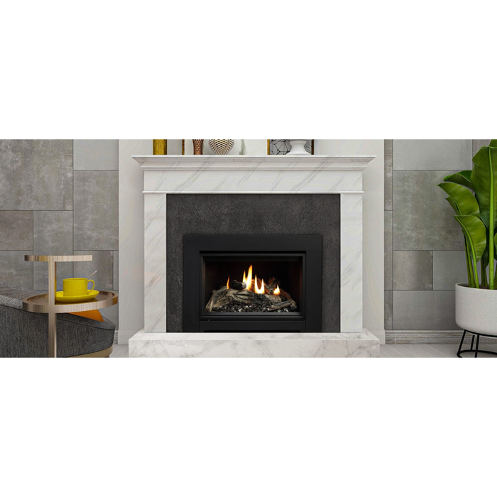 Kingsman 34″ (Capri) Direct Vent Modern Design Gas Fireplace Insert – Natural Gas & Propane with Millivolt or Proflame 2 IPI Systems Options - Sun Kissed Yards 