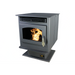 Breckwell Maverick Pellet Stove Freestanding & Insert Options, 40,000 BTU Heating, 45 lb Hopper - Sun Kissed Yards 