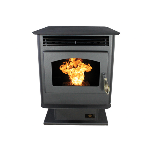 Breckwell Maverick Pellet Stove Freestanding & Insert Options, 40,000 BTU Heating, 45 lb Hopper - Sun Kissed Yards 