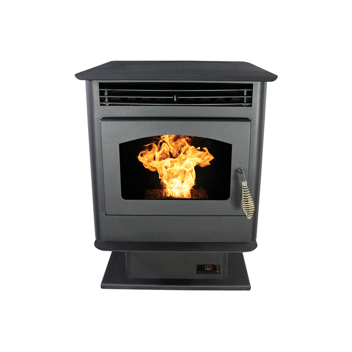 Breckwell Maverick Pellet Stove Freestanding & Insert Options, 40,000 BTU Heating, 45 lb Hopper - Sun Kissed Yards 