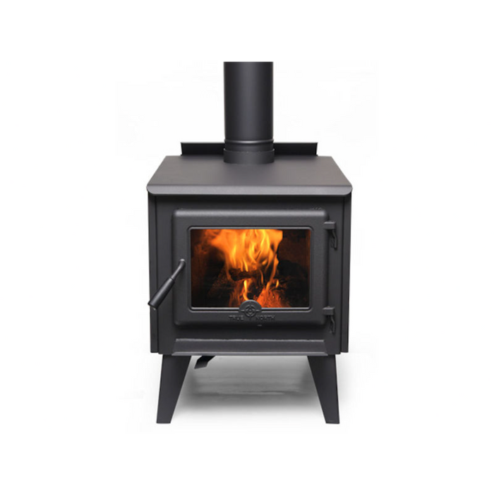 True North TN10 21-Inch Freestanding Wood Stove - 30,000 BTU - Catalytic-Free - EPA 2020 Certified