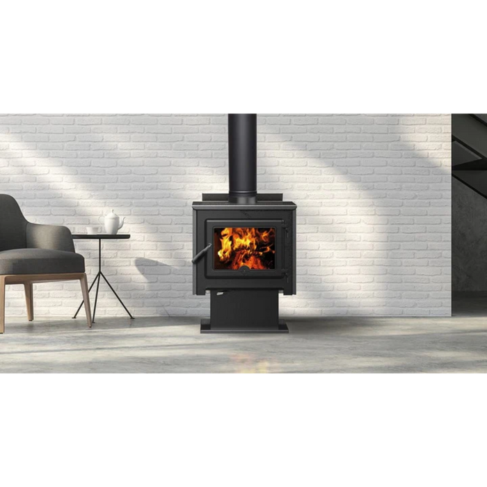 True North TN25C Freestanding Wood Stove - 60,000 BTU - Passive Catalytic Technology