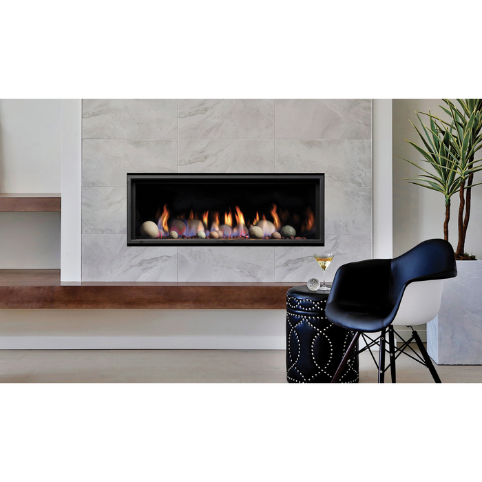 Kingsman 47" (Serene) Zero Clearance Linear Direct Vent Gas Fireplace – Natural Gas or Propane with Millivolt or IPI Systems Options - Sun Kissed Yards 